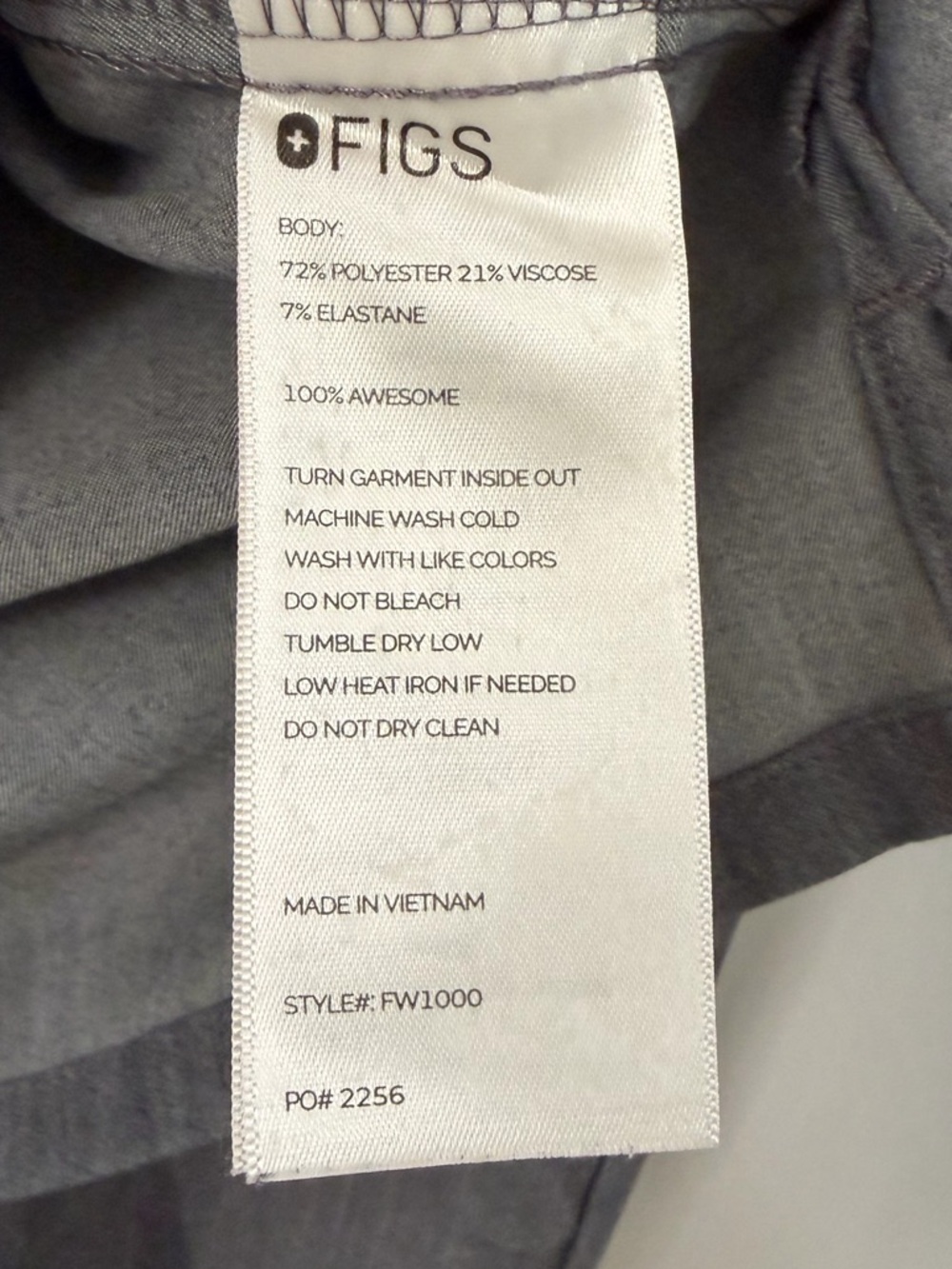 Figs graphite scrub set size Small - Picture 8 of 16